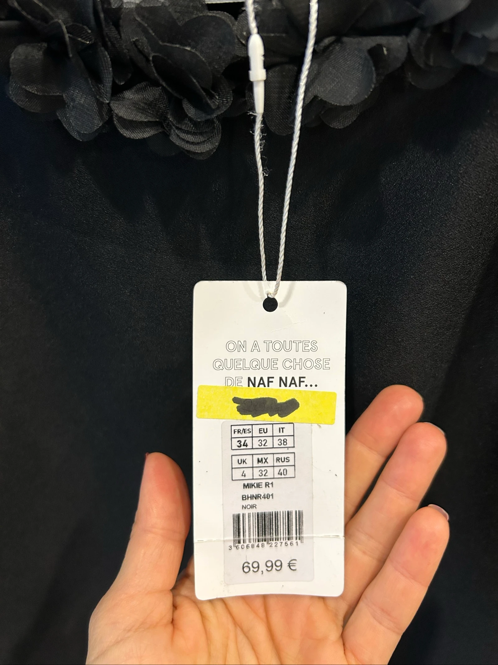 Robe noire de Naf Naf – photo 9